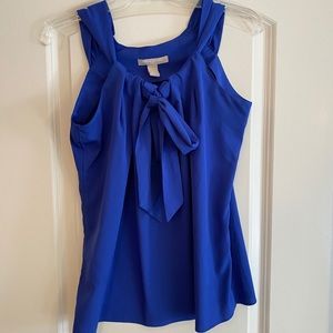 Banana Republic Blue Sleeveless Blouse